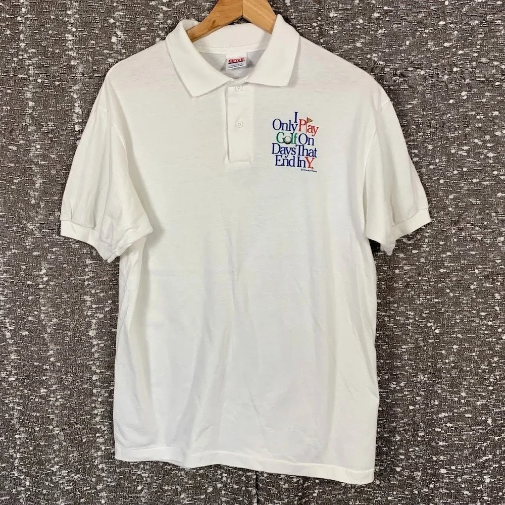 Vtg Golf Polo Shirts Bundle Nashville Ralph Lauren Southern‎ Invitational Mens L